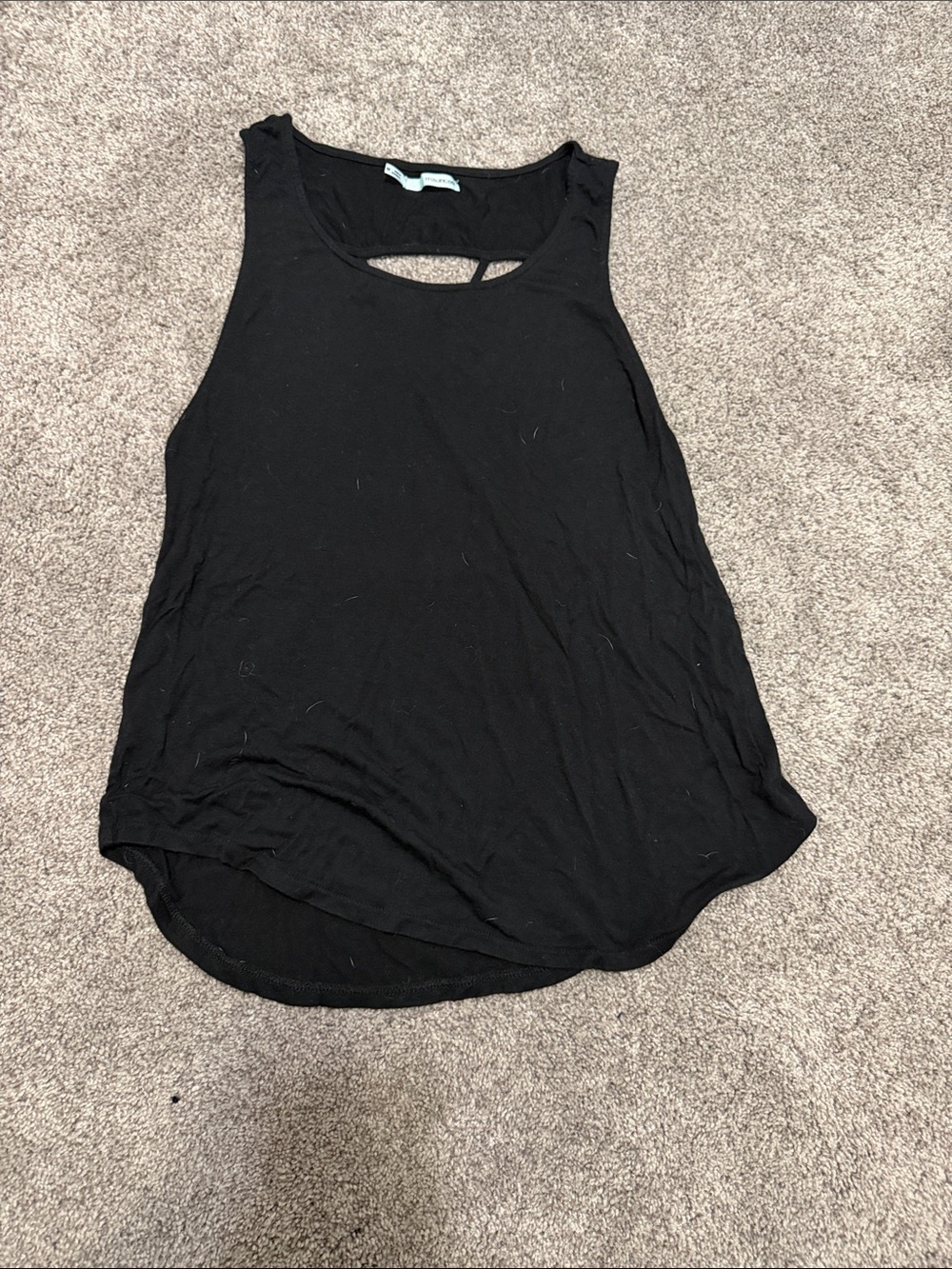 Maurices Black Scoop Neck Tank Top